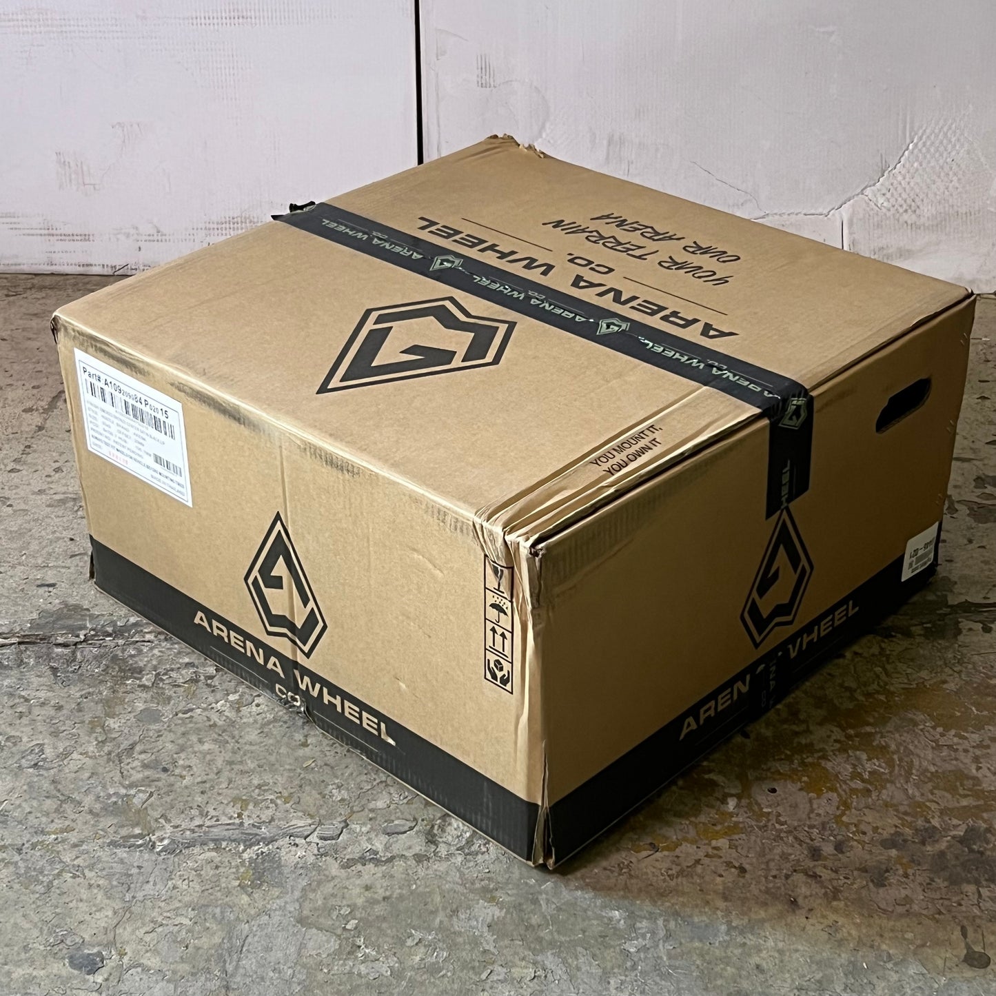 ARENA WHEEL Battle Wheel 20" x 10.5", Stud Circle: 5 x 120 Satin Black S102