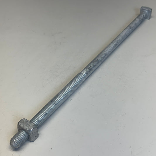 HUBBELL Machine Steel Square Head Bolt (30 Pcs) Sz 5/8" x 16" Grey 8816