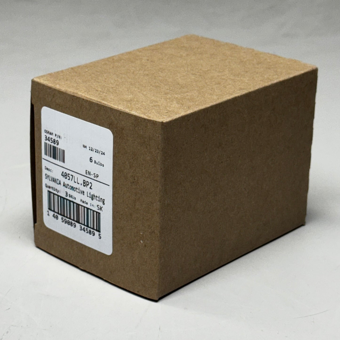 SYLVANIA (6 Bulb) Long Life Incandescent Mini Bulb 4057,Clear 4057LL.BP2