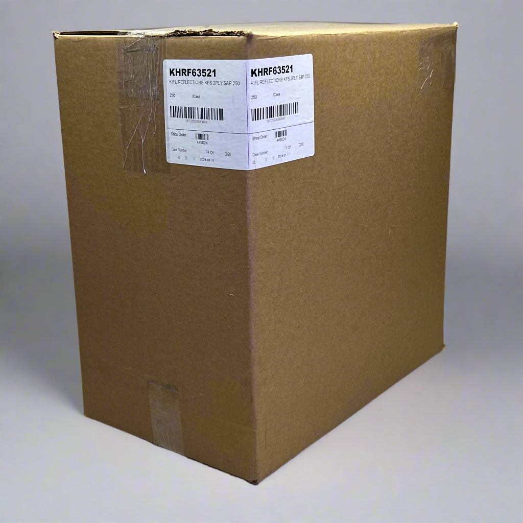 ZA@ WNA (250 PACK) Cutlery Reflections Wrapped Stainless Steel Look Heavy Weight Plastic Chrome KHRF63521