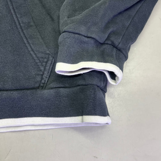 NIKE Sports Wear Full Zip Hoodie Unisex Sz L Black/White (Pre-Owned)