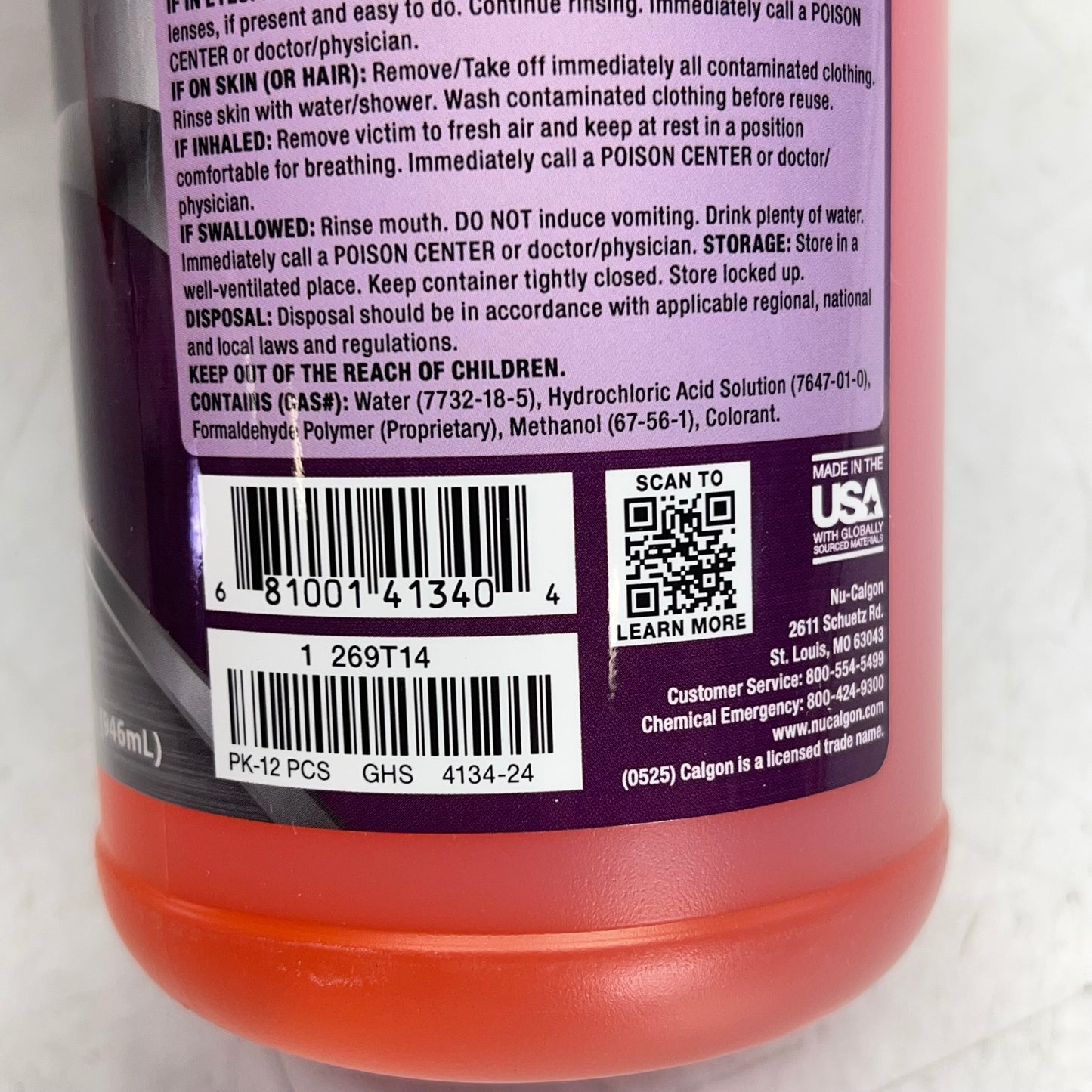 NU-CALGON (2 PACK) Calci-solve Super Strength Descaler 32 Fl Oz 4134-24