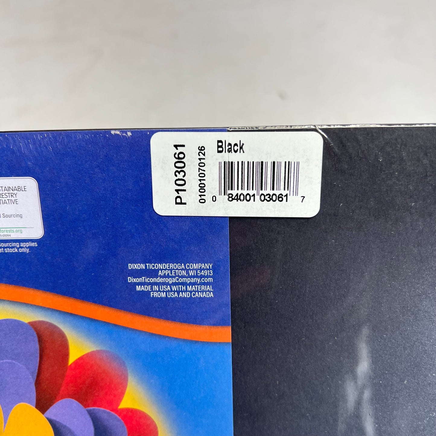 TRU-RAY (2 PACK, 50 EACH) Heavy Weight Construction Paper 12"x18" Black P103061