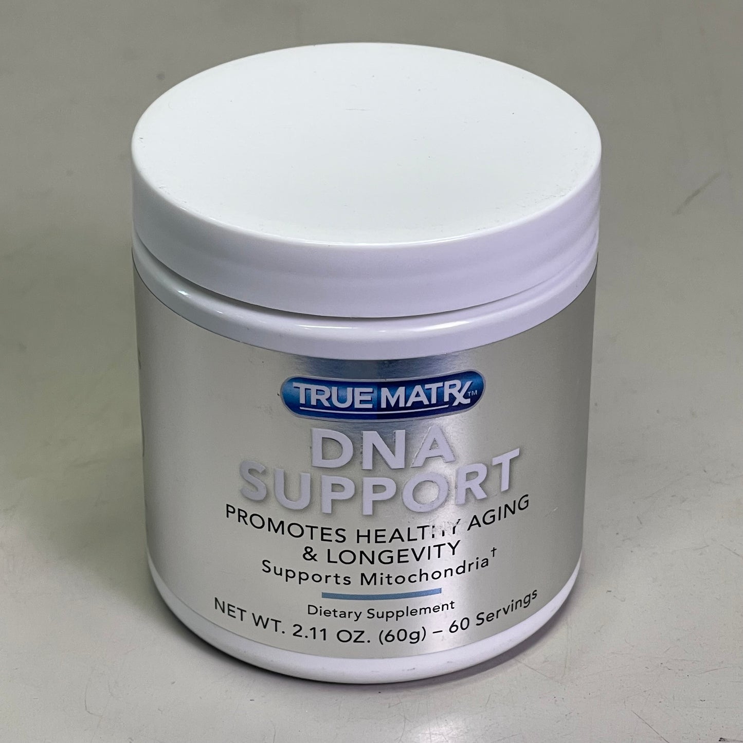 TRUE MATRX DNA Support Supplement 2.11 oz, 60 servings Silver 86797 Rev 1 BB 09/26