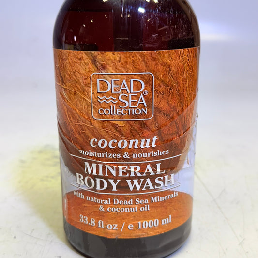 DEAD SEA COLLECTION (2 PACK) Coconut Mineral Body Wash Moisturizes 33.8 Fl Oz
