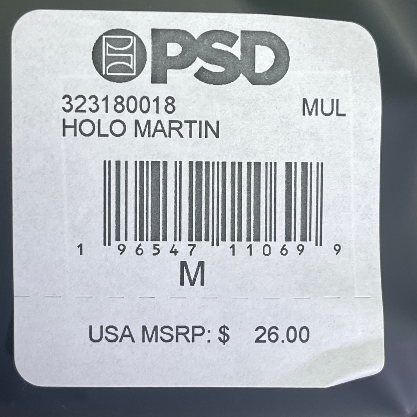 PSD Looney Tunes Marvin The Martian Boxer Briefs Medium HOLO MARTIN