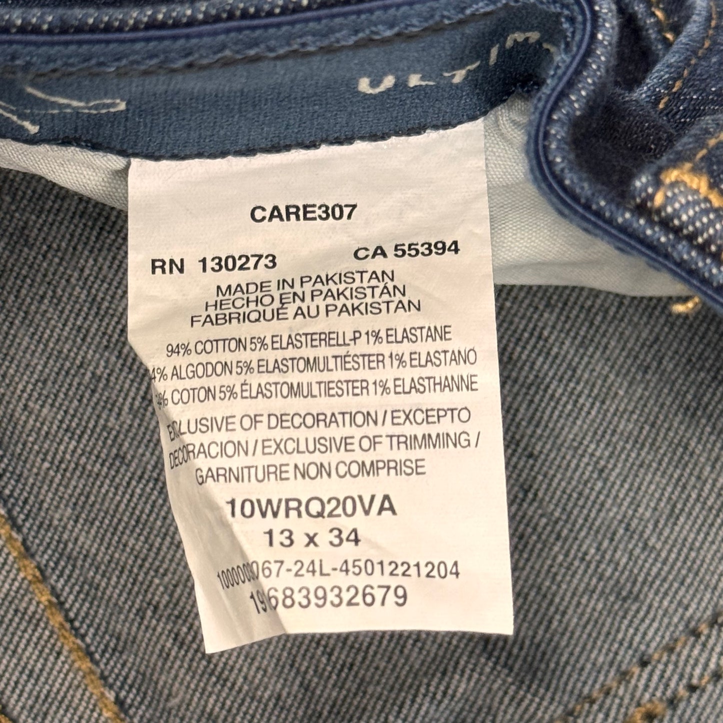 WRANGLER The Ultimate Riding Jean Q-Baby Mid-Rise 32/13 x 34 Avery 10WRQ20VA