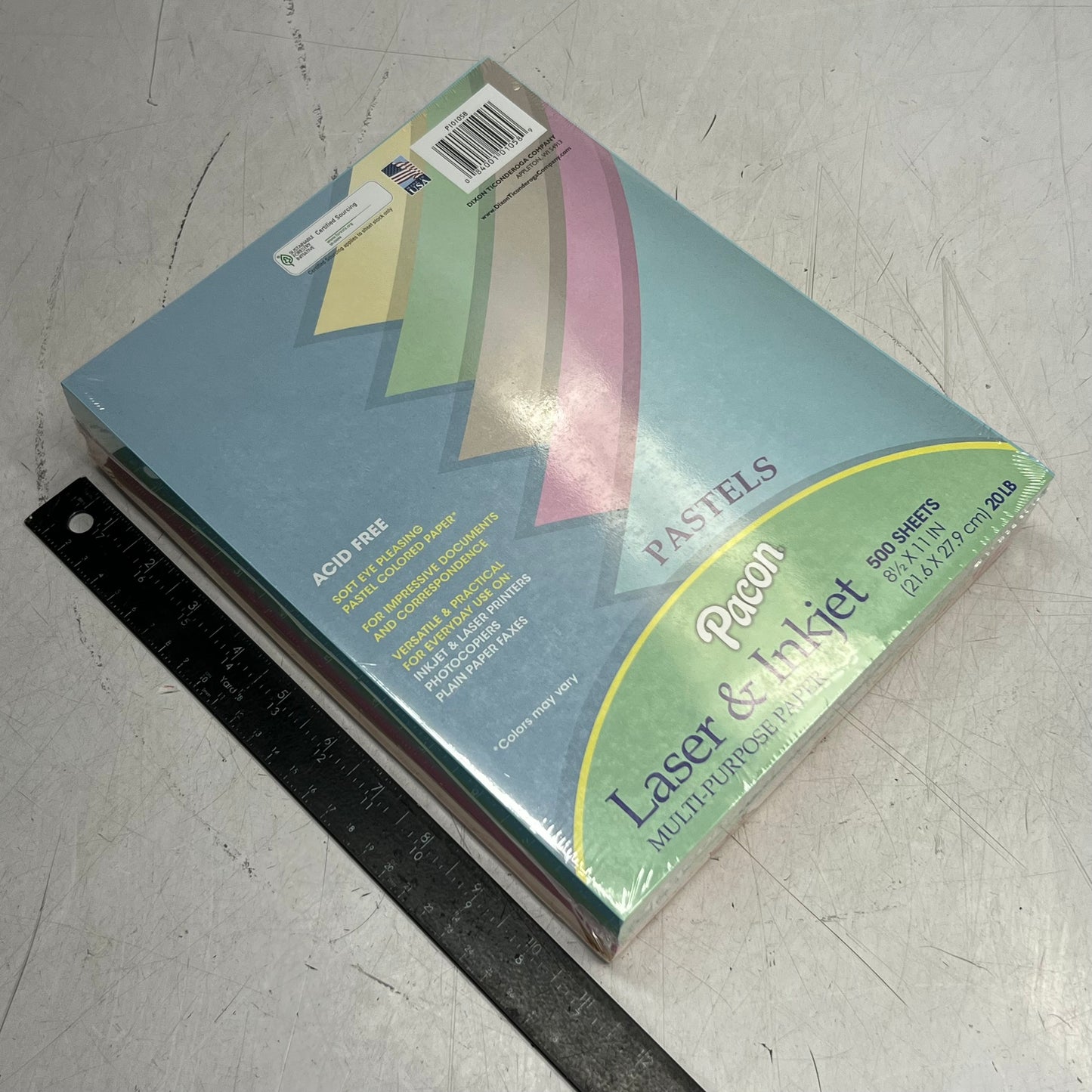 PACON (500 Sheets) Laser & Inkjet Multi Purpose Paper Sz 8-1/2" x 11", PI0I058