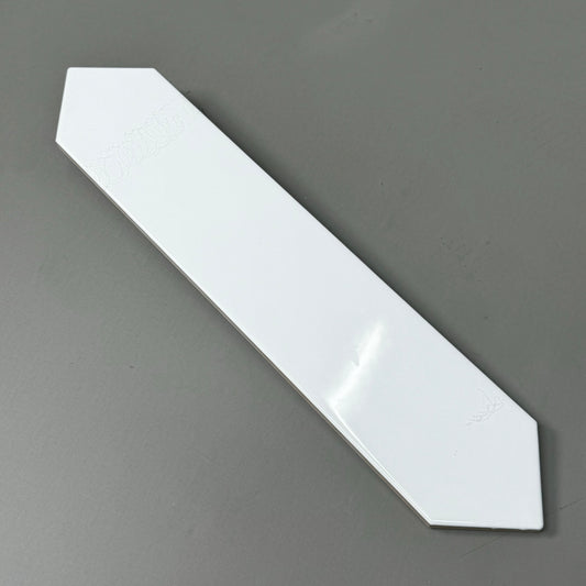 CIFRE CERAMICA Dimsey White Porcelain Stoneware 13"X2.5" Wall Tiles 62ct TONOR14