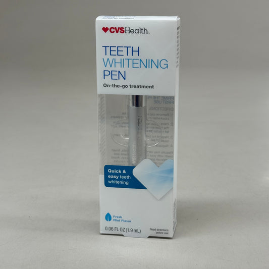 ZA@ CVS HEALTH Teeth Whitening Pen 24 per box White BB 07/25 C