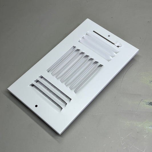 HART & COOLEY (2 PACK) Steel Stamped Face Register 8"x4" White 703927 683M 0804W