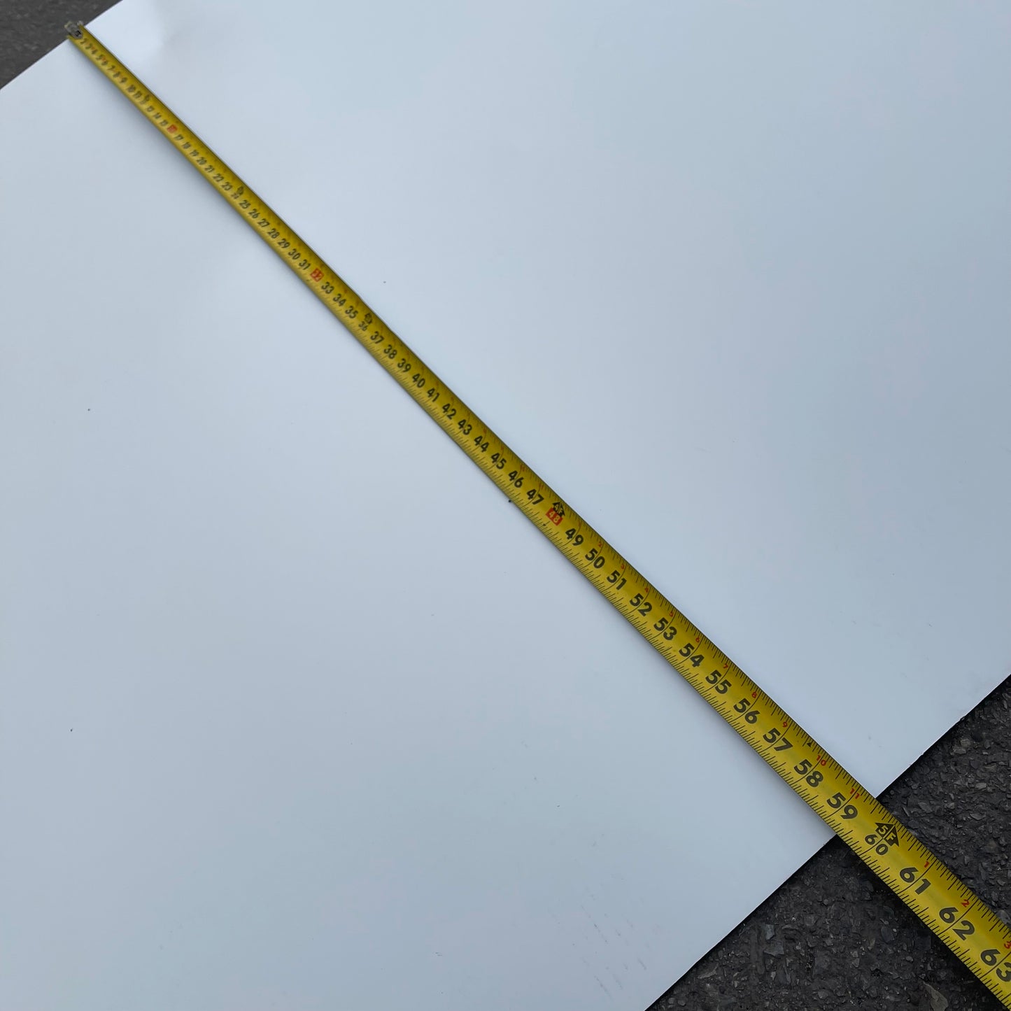 ZA@ Pallet of MIXED Scrap Aluminum Sign 60” x 59” ~18 lbs (AS-IS)