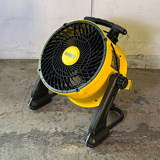 DEWALT 16" High Velocity Shop Fan 3-Speed 360-Degree Tilt - Yellow DXF1616 (Customer Return)