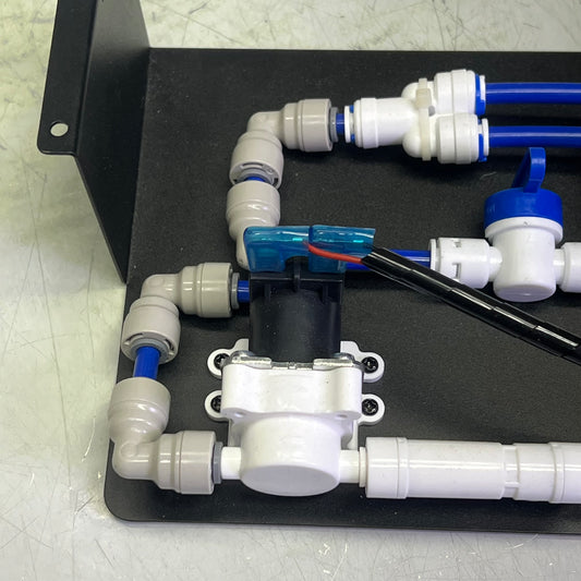 AQUAFIRE Direct Plumbing Kit For Water Electric Fireplace Black AWA-DP-LP