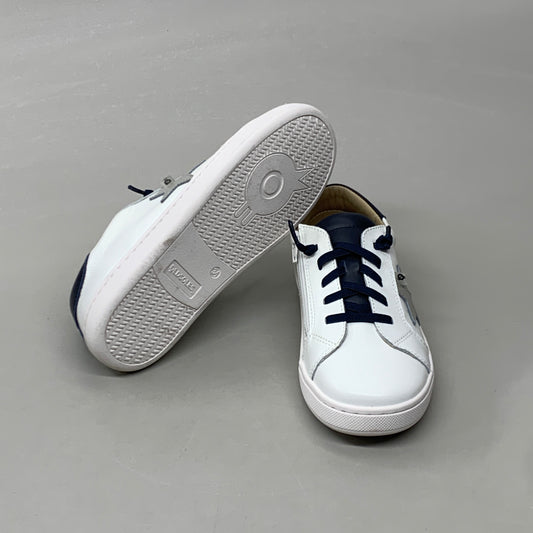 OLD SOLES Comet Runner Sneakers Kid’s Sz 1.5 EU 33 Snow/Navy/Gris #6149