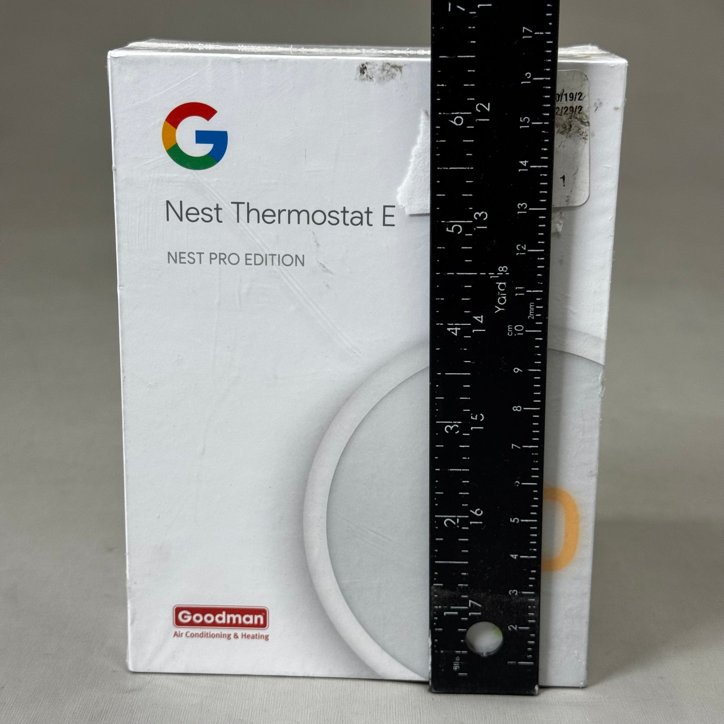GOOGLE Nest E Programmable Smart Thermostat 2.28"x6.38"x4.8" White T4002ES