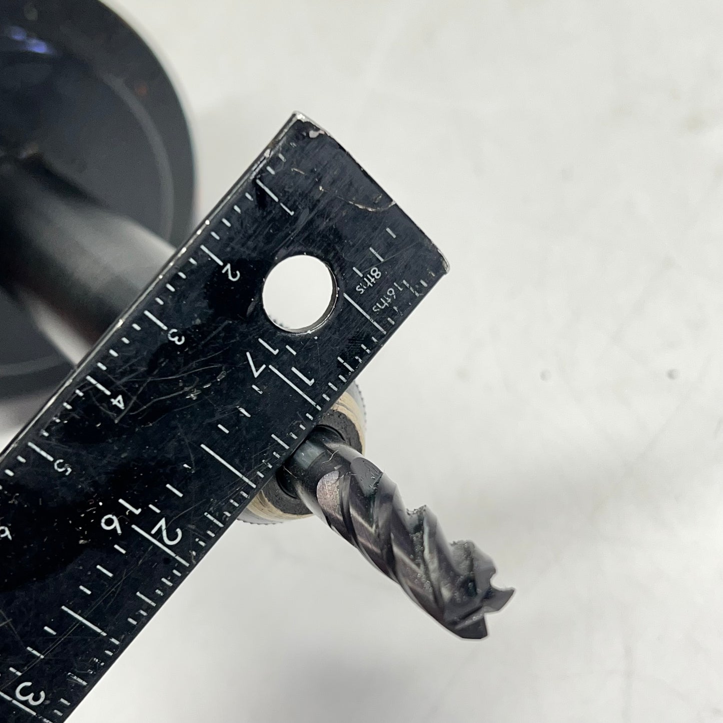 KENNAMETAL Cat 50 Taper Shank End Mill Holder ~7/16" Hole Dia CV50EM038650 (Used)