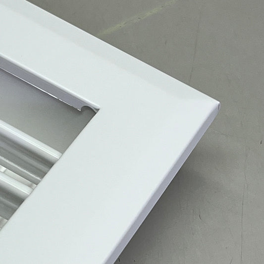 HART & COOLEY Sidewall/Ceiling Register Vent Cover Aluminum 10"x6" White 022447