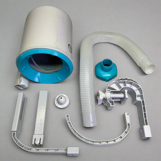 INTEX One Deluxe Pool Skimmer 7.5"D x 10"H Grey 28000E