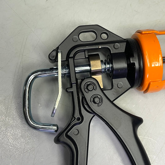 CRL Strap Frame Caulking Gun Smooth Operation 12:1 Ratio Orange Black GA1203