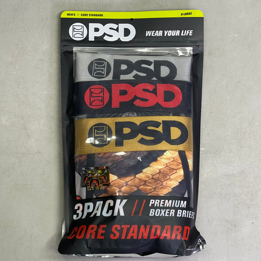 PSD (3 PACK) Warface Men's Boxer Briefs XL WF CASH RICH