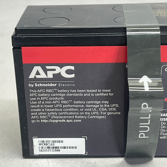 APC Replacement Leak Proof Lead-acid Battery Cartridge #163 12V 7.2Ah APCRBC163