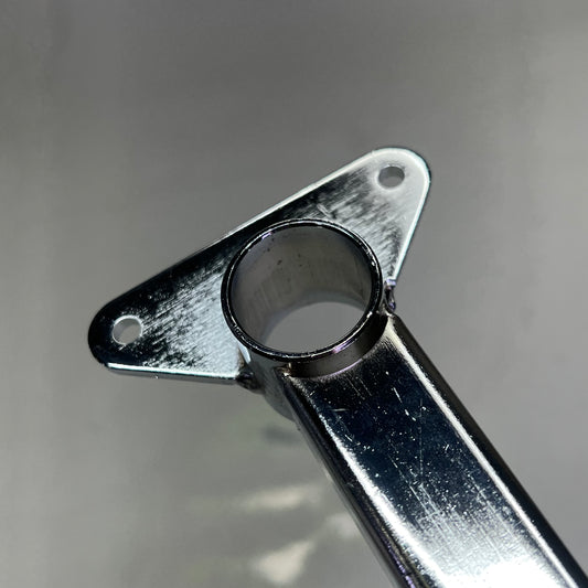 QUANTUM STORAGE (1 SET)Security Door Mounting Bracket 24"D Chrome Plated SDMB24C