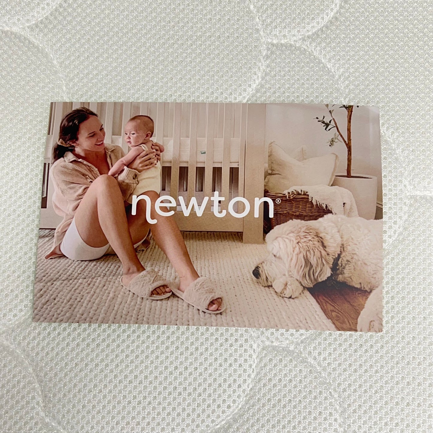 NEWTON Waterproof Breathable Crib Mattress Pad Fits 52"x28" White (New Other)