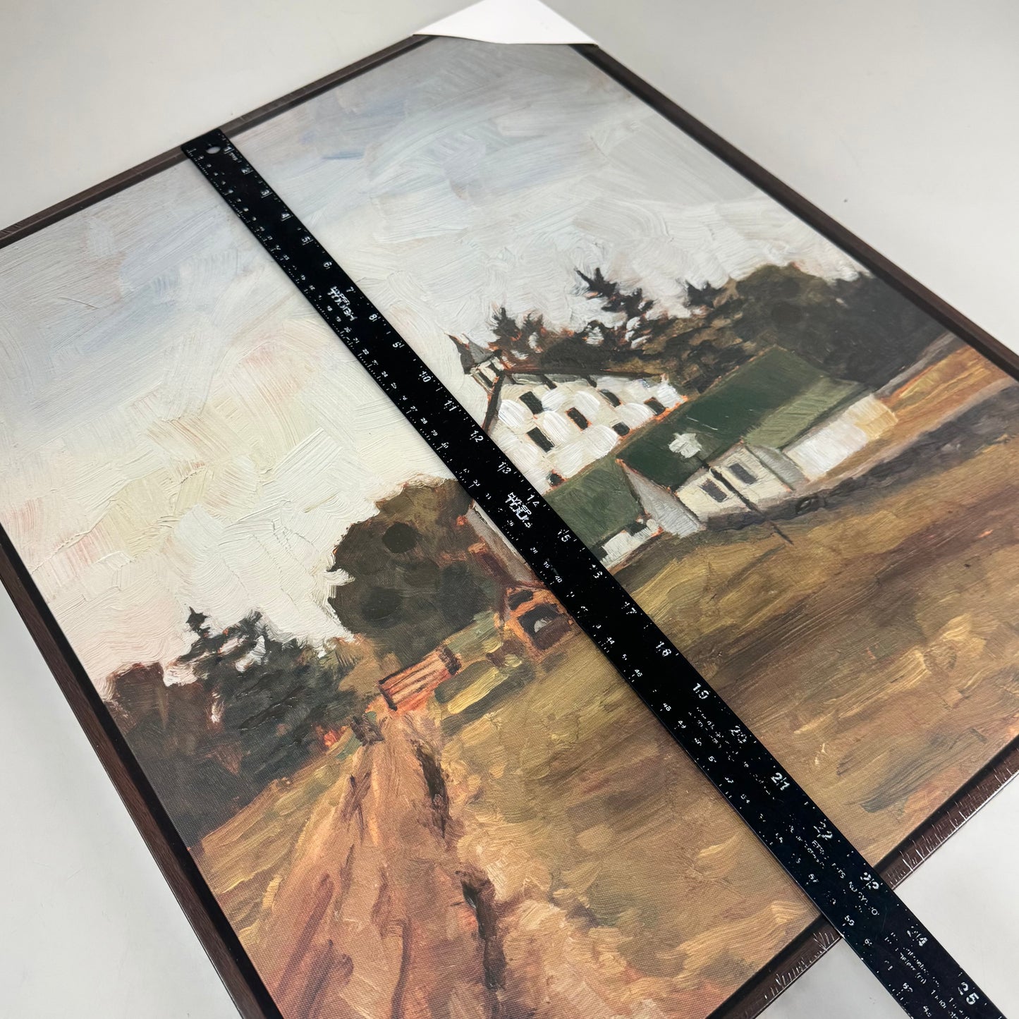 RAZ IMPORTS Back To Home Ranch Framed Wall Art 19.5"L X 1.5"W X 23.9"H 4557320