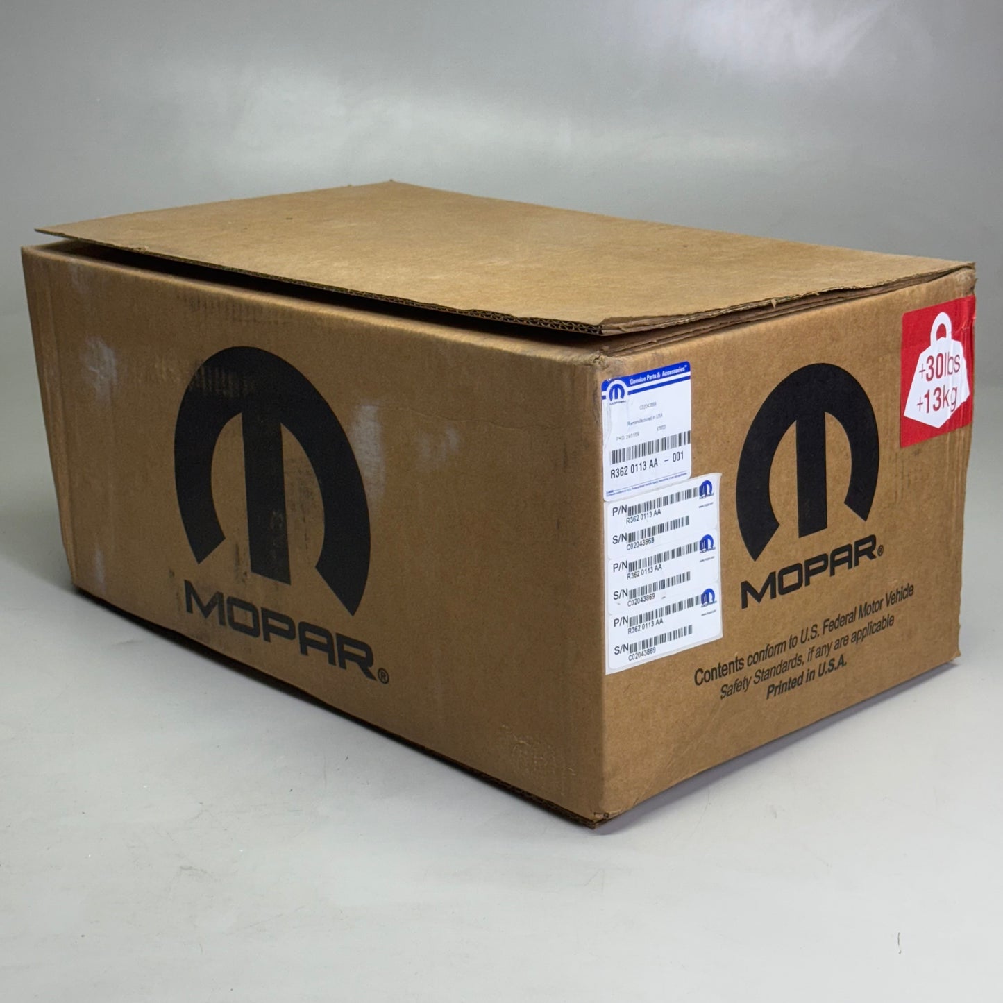 MOPAR Remanufactured Cylinder Head Left Side Sz 17” L x 7.5” W x 7” R3620113AA