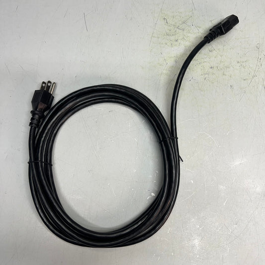 ZA@ NORTH AMERICAN (2 PACK) Power Cords 125VAC 10A NEMA 5-15P 9' / 144" Black