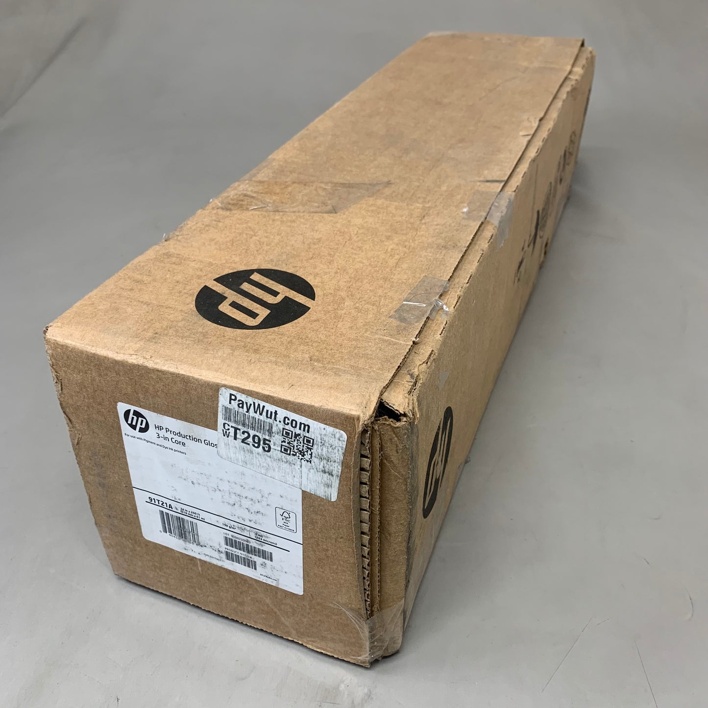 HP High Production Gloss Photo Paper 3" Core 40"x 200' 91T21A