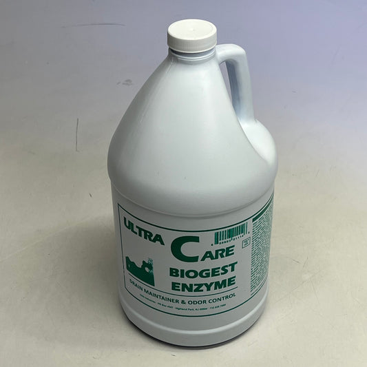 ZA@ ULTRA CARE (4 PACK, 1 GAL EACH) Biogest Enzyme for Odor Control, Mold & Mildew Control & Drain Maintainer Clear 1088