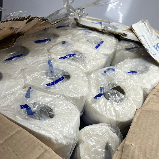 ZA@ HAWTHORN (30 PACK, 85 SHEETS PER ROLL) Kitchen Towel Rolls White (As-Is)