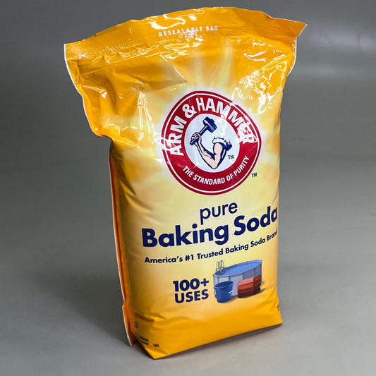 ARM & HAMMER (3PK) Pure Baking Soda 13.5 lbs Sz 14”Hx6.5”W (BB 08/27)