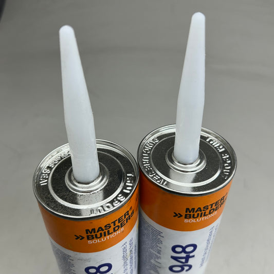 MASTER BUILDERS SOLUTIONS (2 Pack) Premium Gun Grade Polyurethane Adhesive 29 Fl oz Brown 948