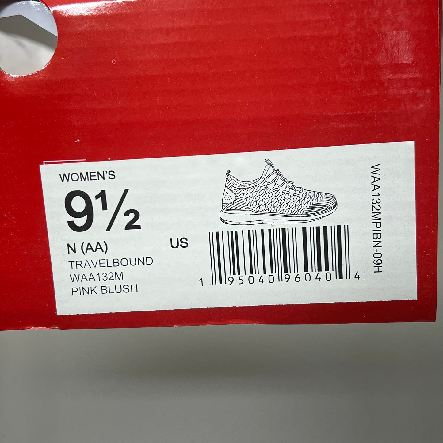 PROPET Travel Bound Sneaker Women's Sz 6 Pink Blush WAA132M As-is Slightly Dirty