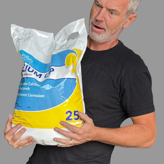 ZA@ ROBELLE (25 Lb Bag) Calcium Up Pool Water Balancer (Raises Hardness Levels) 2825B H