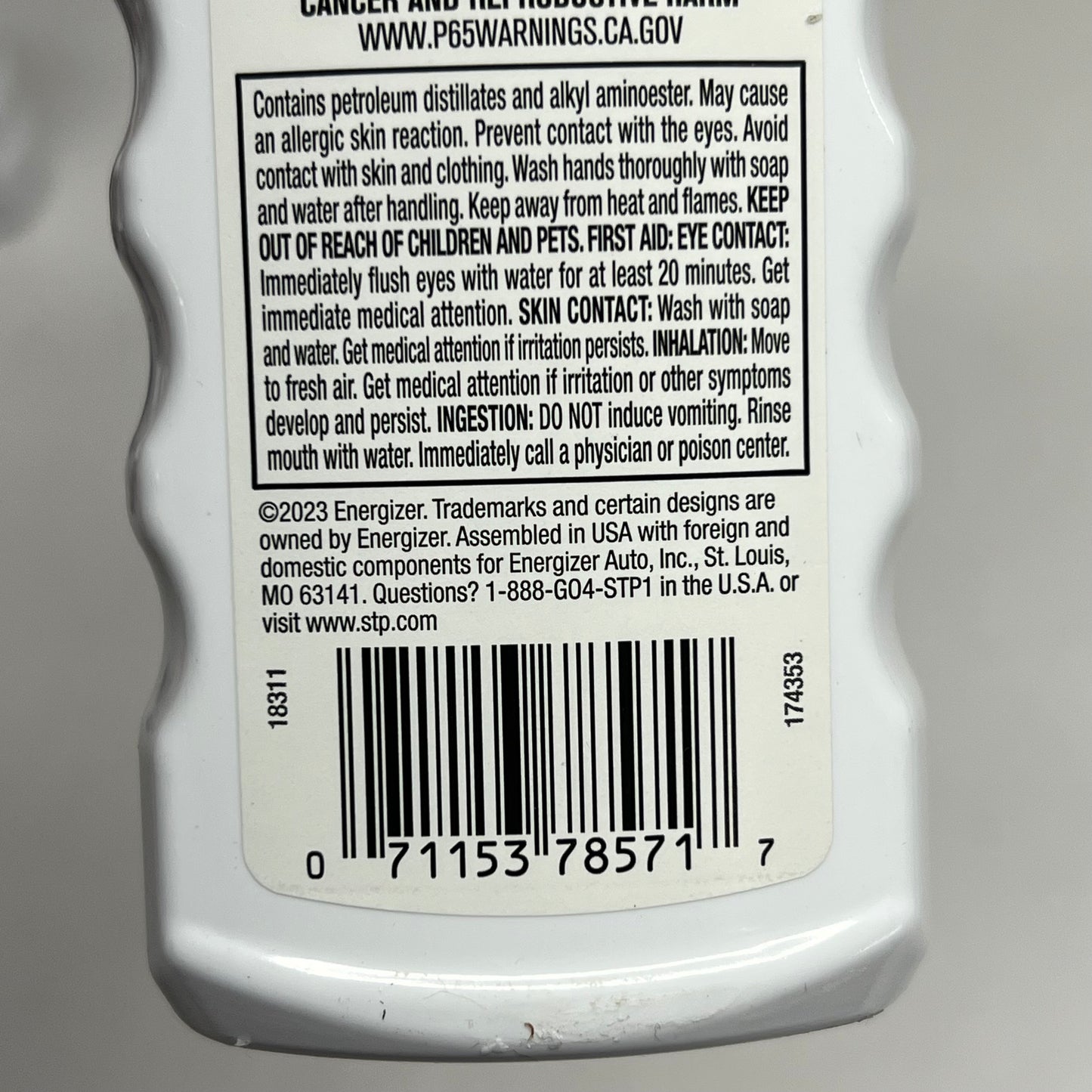 ZA@ STP (6 PACK) High Mileage Fuel Injector & Carburetor Treatment 5.25 Fl Oz 174352 D