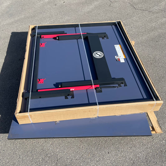 Z@ STIGA Advantage Pro 25 Indoor Tennis Table 108”x60”x30” Dark Blue T8582W (Complete)