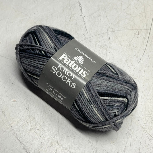PATONS (3 PACK) Kroy Socks Yarn For Garments & More 166 Yds Tourmaline Stripes