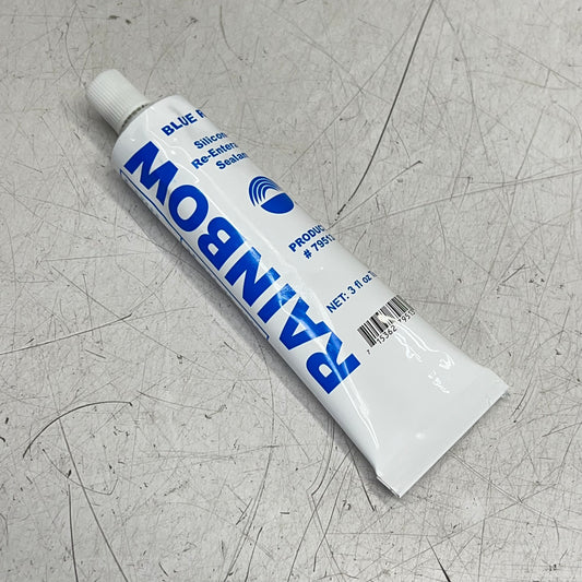 ZA@ RAINBOW TECH CORP (2 PACK) Rtv Silicone Re-enterable Sealant & Plastic Nozzle 3oz 79513