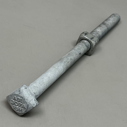 ALLIED BOLT PRODUCTS (Box of 20) Square Head Machine Bolt with Nut 3/4" x 12" #8242