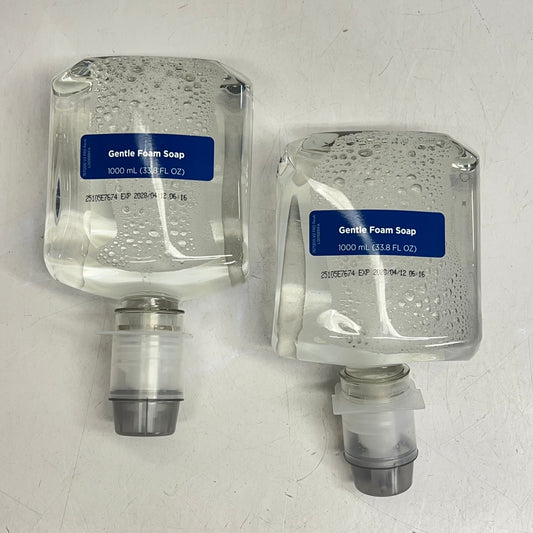 ZA@ GEOEGIA PACIFIC Manual Gentle Foam Soap Refill No Fragrance & Dye 33.8oz Clear (Dented/Distressed Packaging)