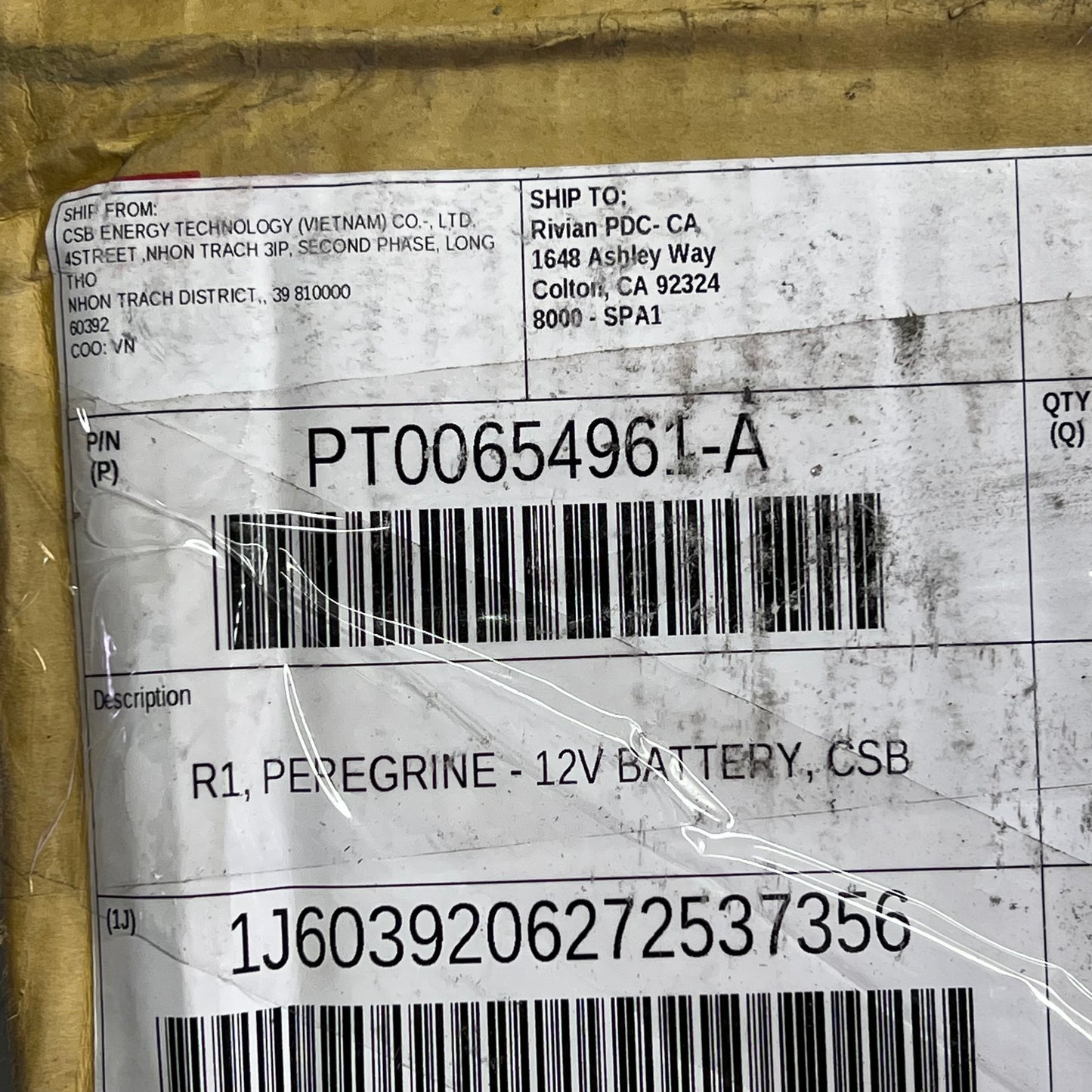 CSB Battery 12V EVX 12200 FOR Deep Cycle Applications 20Ah Green PT00654961-A