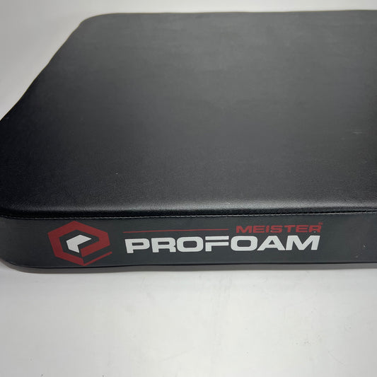MEISTER Profoam Plyo Box Professional Gym-quality 3" Black 1131PBPFBK