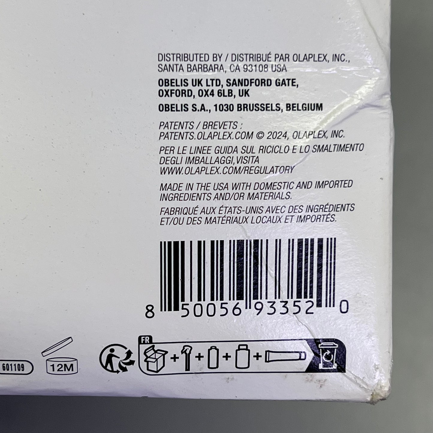 OLAPLEX (4 PIECE SET) Hair Repair & Strengthening Kit Intensive Bond Travel Sz