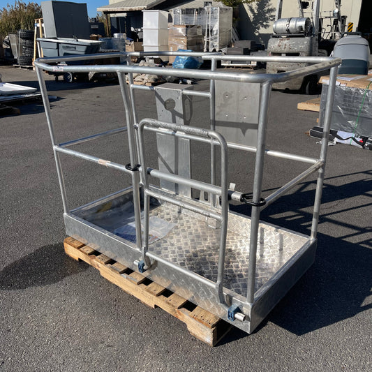 UNBRANDED Replacement Boom Lift Platform Basket 57"x43"x39" Aluminum