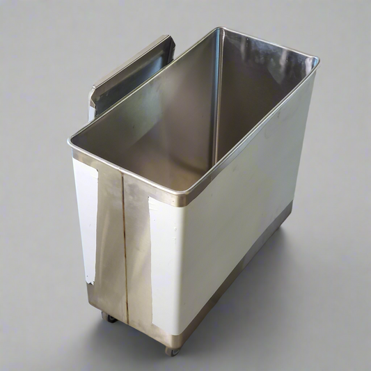 BAXTER Mobile Ingredient Bin 1 Comp. 15"Wx30"Dx27"H Stainless INGBIN-1CMPT4