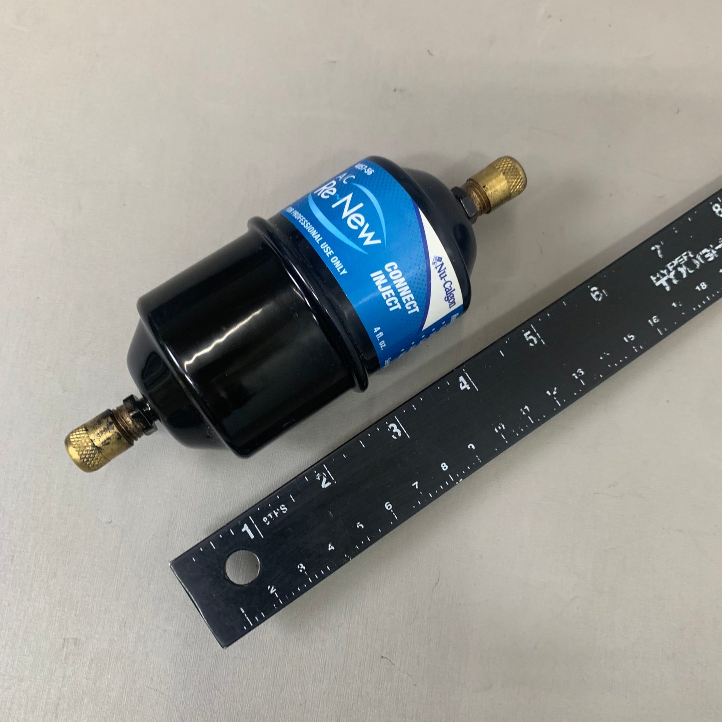 NU-CALGON A/C Re-New Connect Inject 4 FL OZ Black/Blue 4057-56 Damaged Box